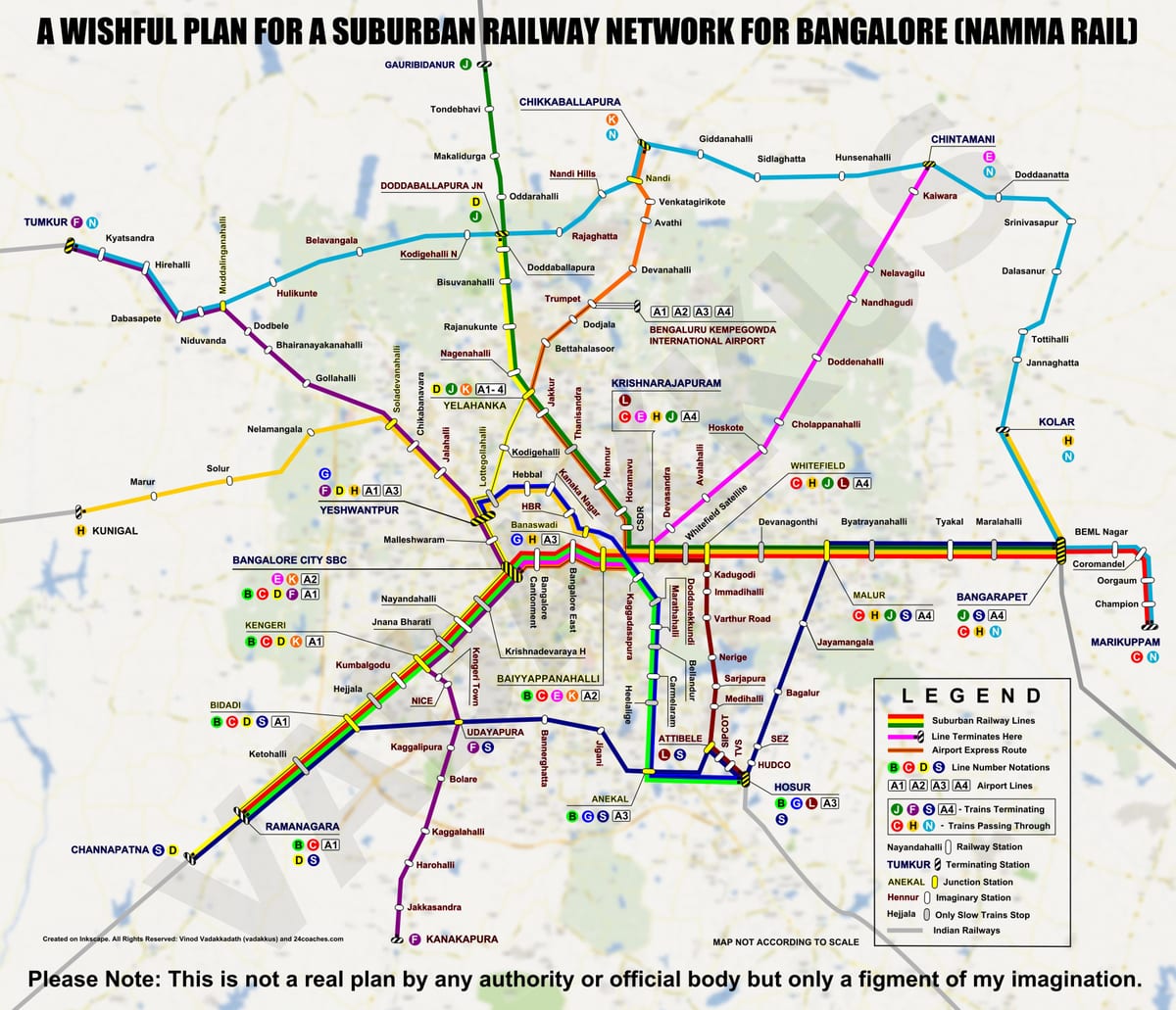 térkép Bangalore vasútállomás