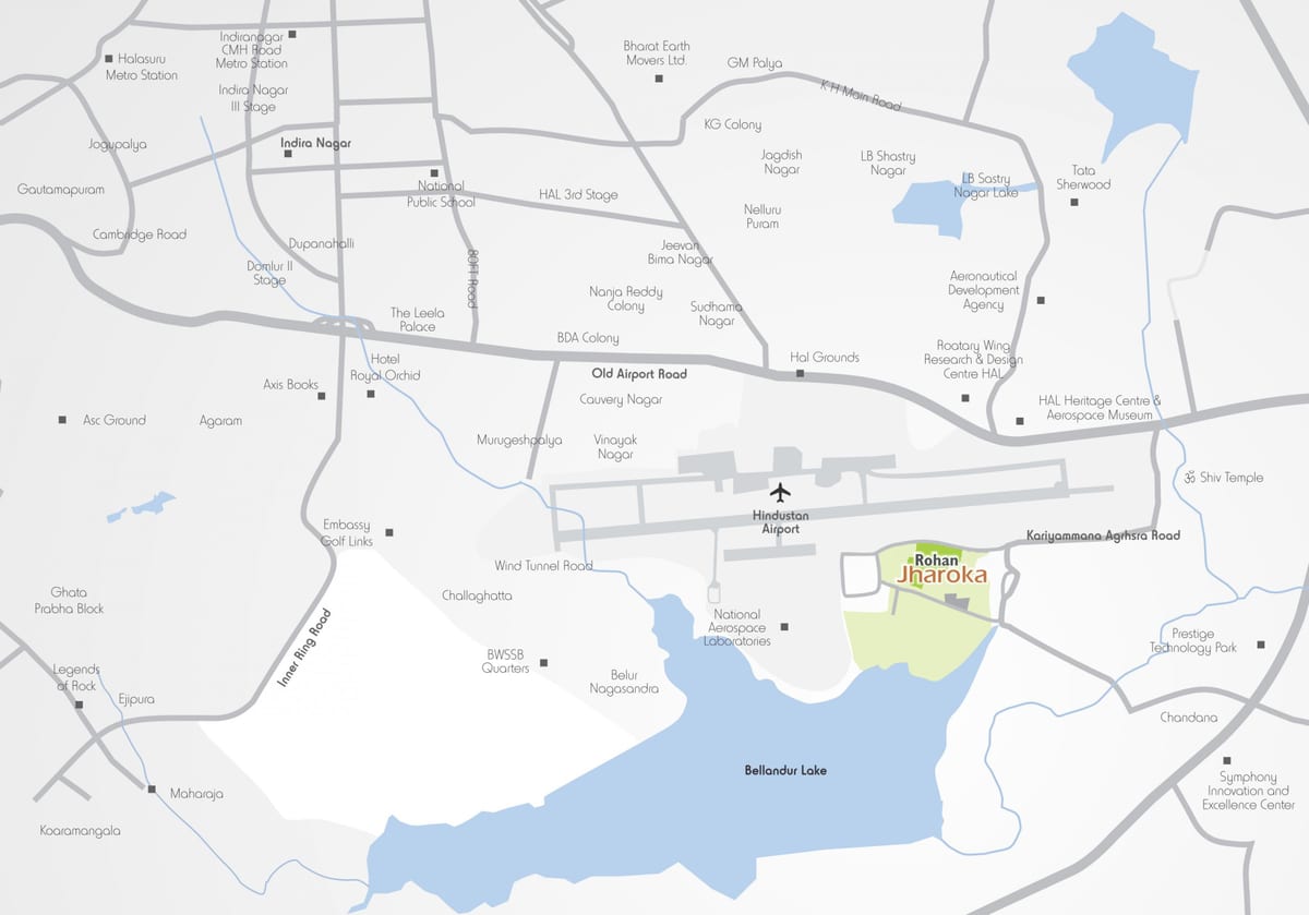 Bellandur térkép Bangalore