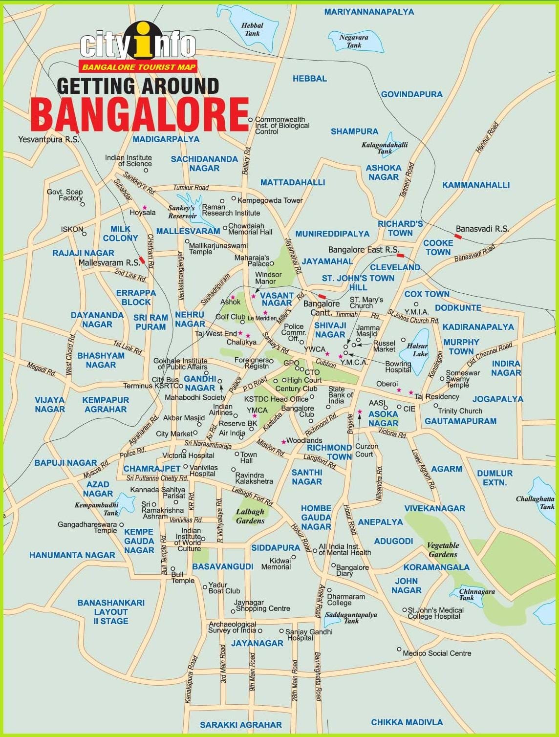 Bangalore-ban térkép
