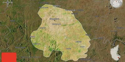 Műholdas térkép a Bangalore