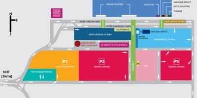 Térkép Bangalore repülőtér