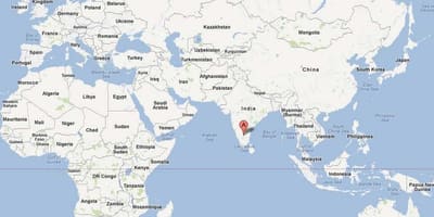 Banglades a világ térkép