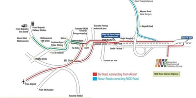 Térkép Bangalore-i Nemzetközi Kiállítási Központ