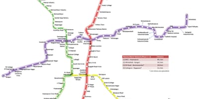 Bmrcl útvonal térkép